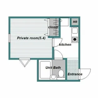 ミングルROSA【1階】の間取り