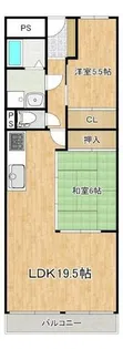 シャルマンコーポ草津【5階】の間取り