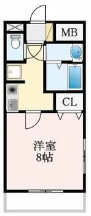 大阪府堺市中区深井中町【アパート】の間取り