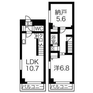 ジュネス上飯田【4階】の間取り