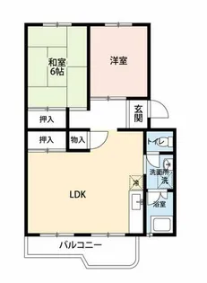 公社賃貸SMALIO 熊取B【4-503号室】の間取り