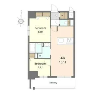 S-RESIDENCE高岳clarity【13階】の間取り