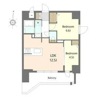 S-RESIDENCE高岳clarity【12階】の間取り