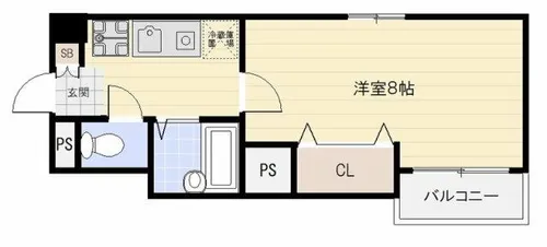 メゾンメテオール【2階】の間取り