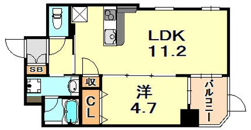 シルエラ甲南山手【1階】の間取り