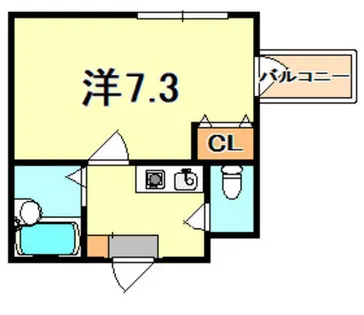 シャルムメゾン本庄【2階】の間取り