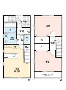 フローラル711【C号室】の間取り