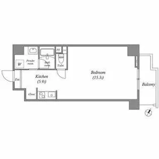T’s Residence Nagoya【7階】の間取り