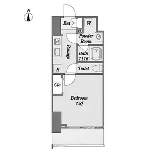 WESTIN上前津【903号室】の間取り