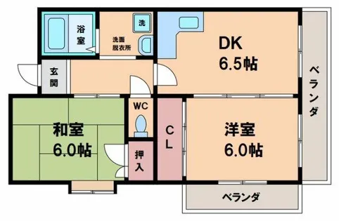 サンフィールド・ショウエイ【2階】の間取り