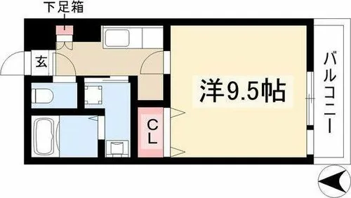アメニティ吹上【4階】の間取り