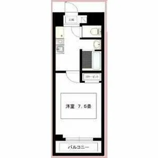 レジデンス滝子館【3階】の間取り