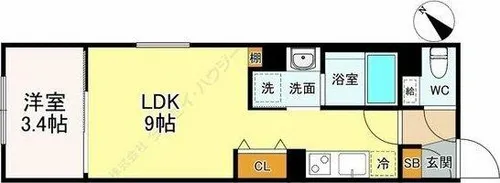 LUORE黒川EAST【3階】の間取り