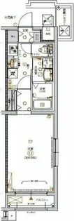 CREST TAPP太閤通【2階】の間取り