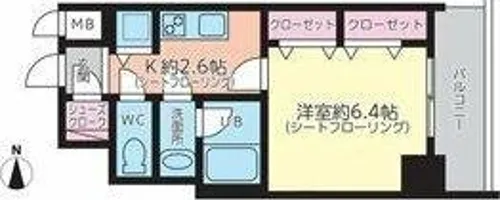 AVANTI atsuta【2階】の間取り