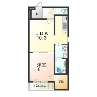 フジパレス浜寺石津西【1階】の間取り