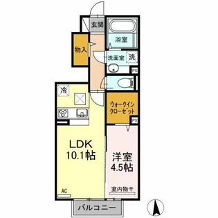 Arietta【1階】の間取り