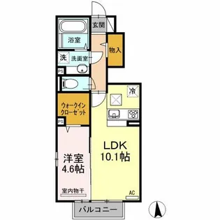 Arietta【1階】の間取り