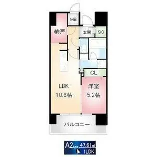 アースグランデ泉【10階】の間取り