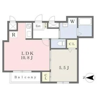 カルムセゾン【2階】の間取り
