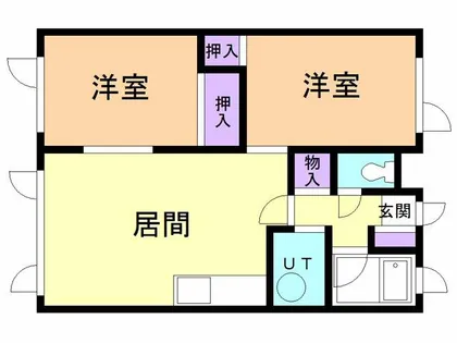 ハウスマリーナ【101号室】の間取り