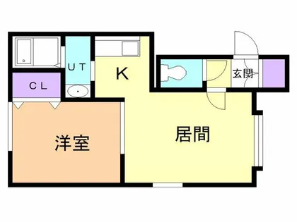 シーステージ【102号室】の間取り
