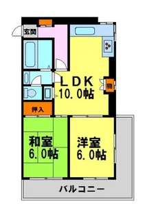 ハイツ エフ・オー【201号室】の間取り