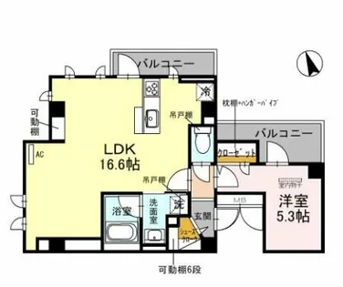 D-residence長居【5階】の間取り