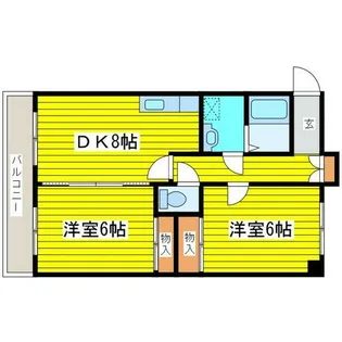 北17条ビル(LEE北17条東ビル)【6階】の間取り