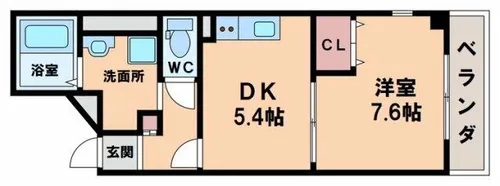ソレアード昼ヶ丘【7階】の間取り