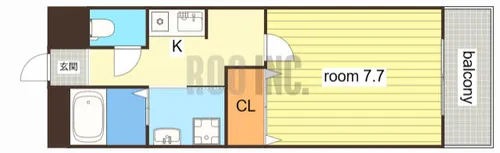 ラッフィナート・カーサ【204号室】の間取り