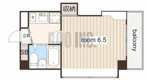 ベルトピア手柄Ⅱ【506号室】の間取り