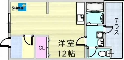 セピアコート【103号室】の間取り