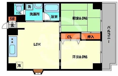アンシャンテ【4階】の間取り