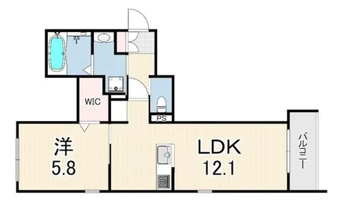 カーサ アズール 六甲【3階】の間取り