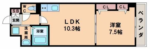 カーサフェリーチェ【2階】の間取り