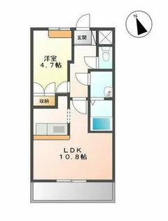 プロニティ美原【1階】の間取り