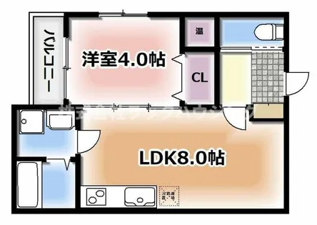 Kvell Garden 香里Ⅱ【3階】の間取り