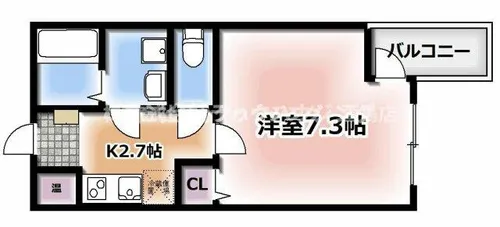 Kvell Garden 香里Ⅱ【1階】の間取り