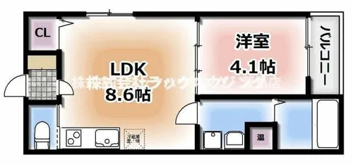 Kvell Garden 香里【2階】の間取り