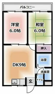 プレアール蔀屋本町【4階】の間取り