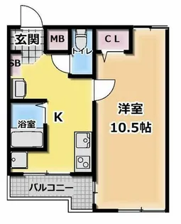 ウィズグリーン【2階】の間取り