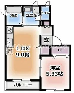プラムコート【2階】の間取り