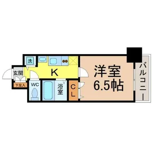 プレサンス名古屋STATIONアライブ【7階】の間取り