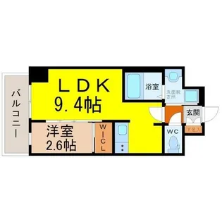 プレサンス鶴舞パークグラッド【3階】の間取り