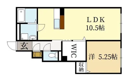 Belle Lead HIRAKI【1階】の間取り