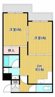 グランピア野江【501号室】の間取り