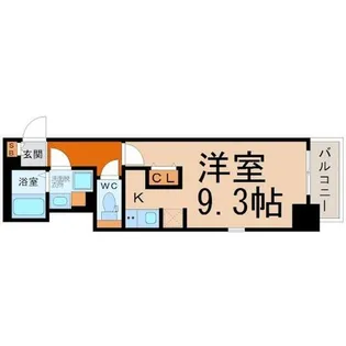 カーサ・グランデ葵【8階】の間取り