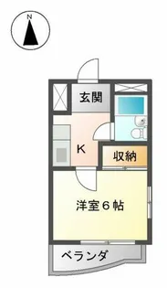 ルピナス栄【5階】の間取り