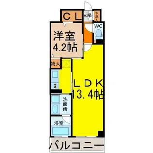 aLATO白壁【7階】の間取り